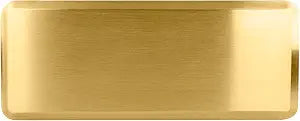 Brixwell Beveled 180-Degree Glass to Glass Clamp Brass, Satin Brass Finish