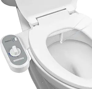 Universal Fit Toilet Bidet Attachment, White Non-Electric Fresh Water Bidet