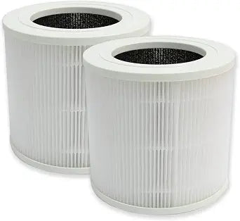 PUREBURG Replacement Filter Compatible with Bionaire BAP9921 True HEPA 360 Air Purifier, Pack of 2, H13 true HEPA Activated Carbon 2-IN-1 4-Stage Filtration