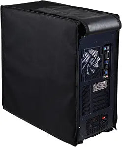 PC CPU Desktop Host Dust Cover Protector, Waterproof Desktop Mid-Tower Computer Host Dustproof Cover Full Case with Zipper, Anti-Static CPU Tower PC Dust Covers (10.6W x 20.5H x 24.6D)
