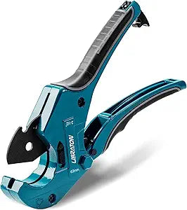 LIBRATON PVC Pipe Cutter, Up to 2-1/2" Ratchet PVC Cutter, PEX Hose Cutter