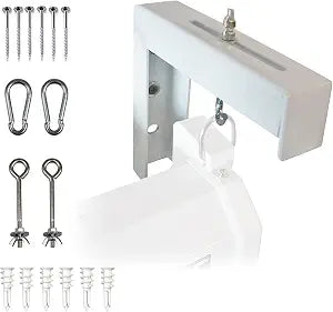 Elite Screens 6-Inch Projector Screen L-Brackets, White, ZVMAXLB6-W