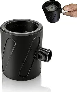 Upgraded Men's Handheld Shower Head Massager  High Pressure Coarse Hole Anti-Clog Design, Universal Bathroom Heated Fixture, Easy to Install, Home & Bath Use