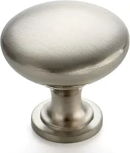 Ravinte Brushed Nickel Round Zinc Cabinet Knobs,1-1/6 Inch,30 Pack