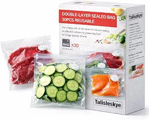 Vacuum Sealer Bags,reusable double zipper vacuum bag
