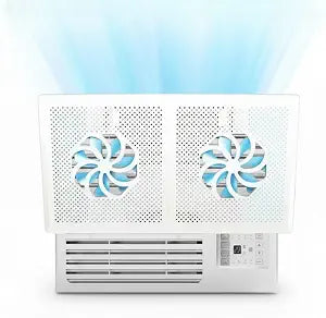 Window Air Conditioners Deflector Adjustable AC Air Deflector, AC Vent Deflector,Adjustable 180 degrees Fits Most Window AC Air ConditionersM