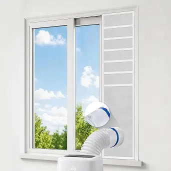 Portable Air Conditioner Window Vent Kit100% Sealing10"x40"~64"Length
