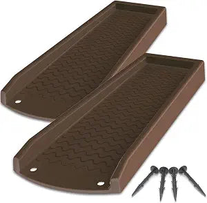 Naacoo 2 Pack Downspout Splash Block, 24" Rain Gutter Downspout Extensions