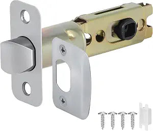 1 Pack Nickel Door Latch Replacement with 8MM Square Spindle Hole