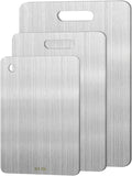 3pcs 304 Stainless Steel Cutting Board Set, Cutting Board for Kitchen