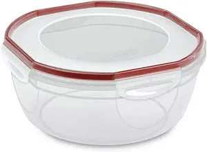 STERILITE Rocket Red Sterilite Plus Ultra Seal Latching Bowl, 4.7 quart