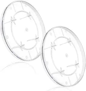 2 Pack Electric Meter Covers Clear Plastic Meter Socket Covers Replacement Compatible with Milbank 6002 Plastic Electric Meter Cover Plate