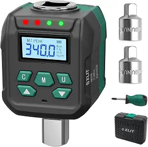 1/2" Digital Torque Wrench Adapter 7.5-250 ft-lb (10-340 Nm)