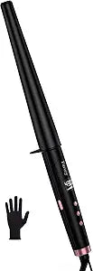 Farery Tapered Curling Wand, 3/4-1 1/4" Conical, 7.3" Extra Long Barrel