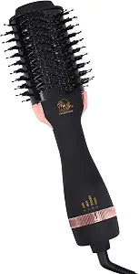 Hair Dryer Brush Blow Dryer Brush in One, 4 in 1 Ionic Hair Dryer and Styler Volumizer with Oval Titanium Barrel, Hot Air Straightener for Smooth Frizz-Free Blowout