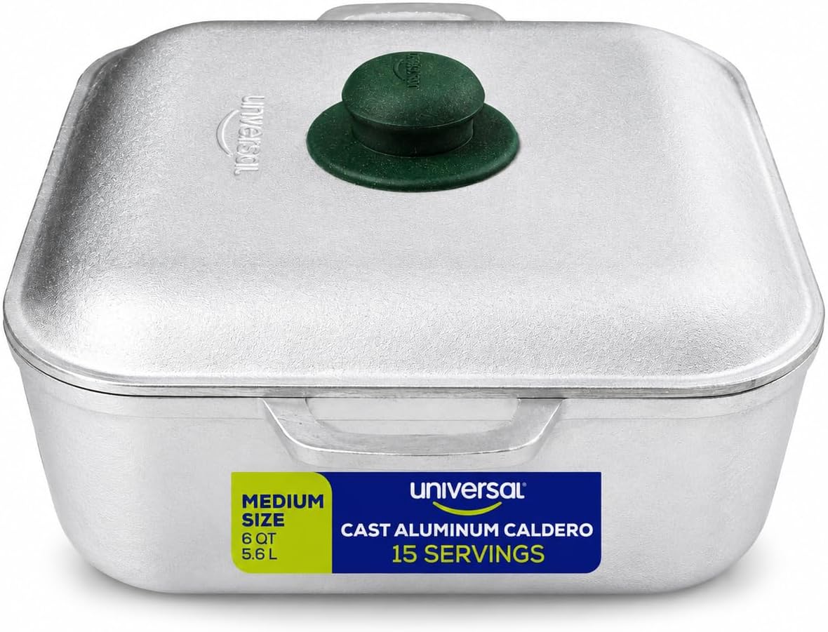Universal (6 Quart - 15 Cups) Square Caldero Pot