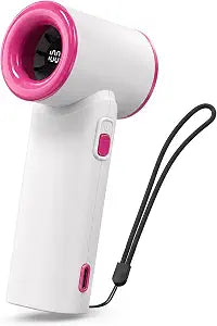 Portable Handheld Fan, Mini Rechargeable Personal Hand Fan (White)