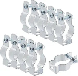 Antrader EMT Conduit Hanger with Bolt, 1" U-shaped Pipe Clamps - Pack of 10