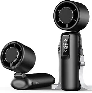 Portable Handheld Turbo Fan, 1-100 Gear Wind, Battery Operated, Up to 23 Working Hours, 3 IN 1 Personal Fan with Air Turbo Tech, Cooling Essentials for Indoor/Outdoor