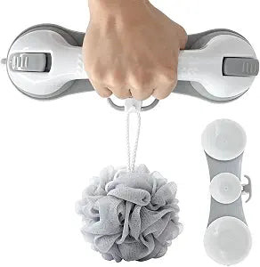 2 Pack Suction Cup Handles for Shower with 3 Heavy Duty Suction Cups