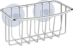 Sponge Holder for Kitchen Sink, Kitchen Sink Caddy with 2 Suction Cups