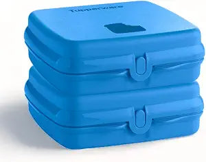 Tupperware Sandwich Keeper Set of 2 in Blue