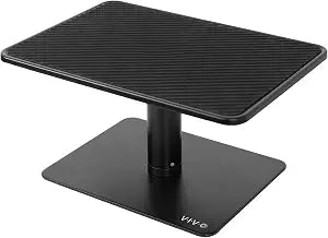 VIVO Universal Height Adjustable Ergonomic Computer Monitor and Laptop Riser Tabletop Desk Stand, Black, STAND-V000SB