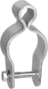 National Hardware Pipe Gate Hinge, 2 in, Steel, Zinc Plated
