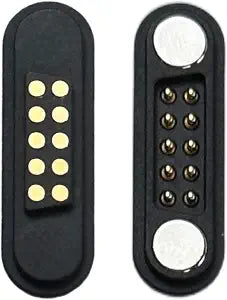MTCELL Pogo Pin Connector 10 Pin 2.3mm Pitch DC Power Charging Set