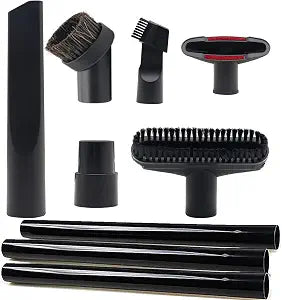 GIB 9 Pcs Vacuum Attachments for Shop Vac Accessories w/ 1 1/4" Vacuum Wand