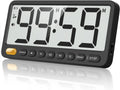 7.6'' Large Digital Kitchen Timer - 99H Countdown and Visual Light Alert