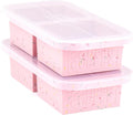 Souper Cubes 2 Cup Silicone Food Freezer Mold, Cotton Candy, 2-Pack