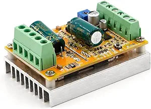 RioRand 300W 5-50V 3-Phase PWM DC Brushless Motor Speed Controller (Sensorless)  for Hall-Free Brushless DC Motors, DIY Robotics, Electric Tools & PLC Systems