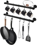 16'' Stainless Steel Kitchen Utensils Rack, 2 Pack Pot Hanger