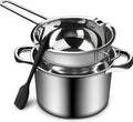 1000ML/1QT Double Boiler Chocolate Melting with 2QT 304 Stainless Steel Pot