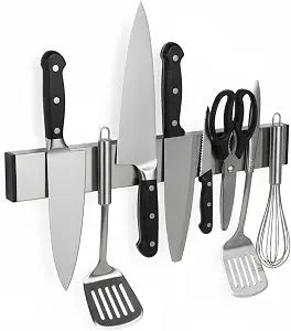 Magnetic Knife Holder for Wall & Fridge, 10.5" Knife Magnetic Strip