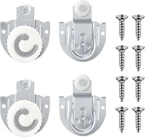 4Pcs Sliding Closet Door Hardware Closet Door Roller Replacement