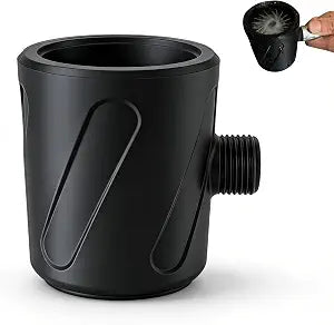 Men's Shower Head,Men's Cleaning Shower Head,Handheld Coarse Hole Design, Long-Lasting and Wear-Resistant,Durable and Easy to Install(Black)