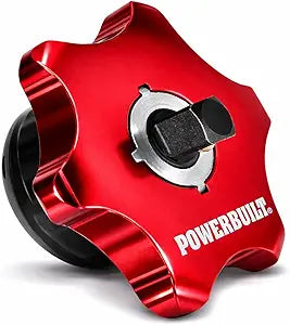 Powerbuilt 1/4-Inch Drive Finger Ratchet, Dual-Sided for 1/4-Inch Sockets and Hex Bits, 36-Tooth Reversible Mechanism, Compact and Lightweight with Red Anodized Finish - 941248