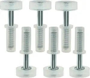 6 Pack Bi-Fold Door Top Roller, 7/8 Inch Spring Loaded Guide