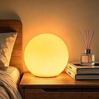 8-in LED Glowing Ball Light, Dimmable LED Globe Orb Light Mood Lamp for Kid