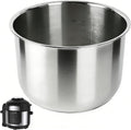 304 Stainless Steel Inner Pot for Ninja Foodi 8 Quart Accessories, Replacement Insert Liner for Ninja Foodi 8qt Pressure Cookers, Dishwasher Safe
