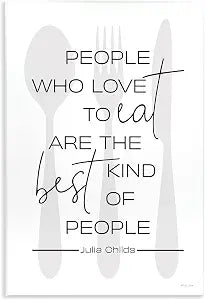 Stupell Industries 'People Who Love To Eat Quote'| Wall Plaque Art
