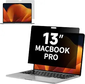 Privacy Screen for MacBook Pro 13 Inch (2016, 2017, 2018, 2019, 2020, 2021, 2022, M1, M2)), Reduce Eye Strain Anti Glare Blue Light Laptop Privacy Screen Shield, Anti Scratch Protector for Mac 13In