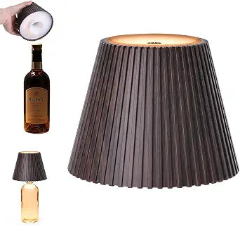 WILIT Wireless Bottle Lamp, Touch Night Light for Nightstand, Gift