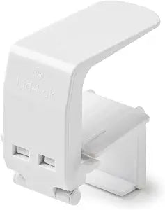 Mommy's Helper Lid-Lok Toilet Seat Safety Latch, White, 1-Pack