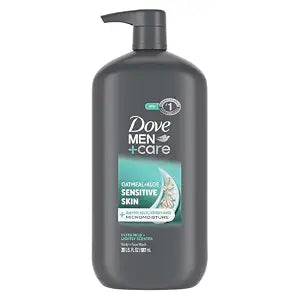 DOVE MEN + CARE Body & Face Wash Sensitive Skin, Hydrated & Smooth, 30 oz