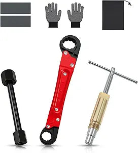 Angle Stop Wrench Kit, 1/2" Compression Sleeve Puller, Pro Plumber Wrench