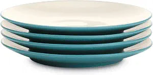 Noritake Colorwave Turquoise Set of 4 Mini Plates, 6.25"