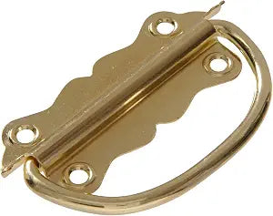Hardware Essentials 852409 Chest Handle 3-1/2" Brass -2 Pack
